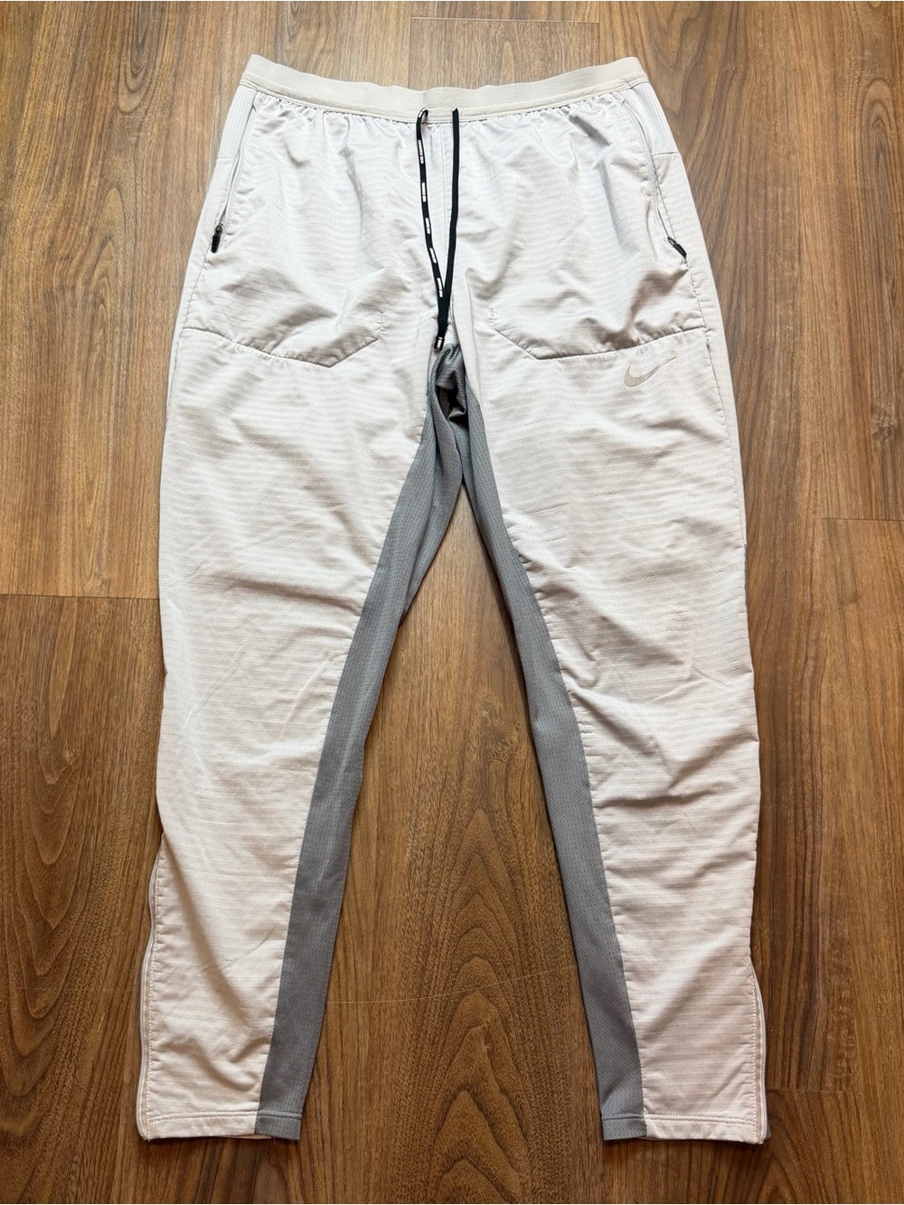 Nike Phenom Elite Knit Running Pants Smoke Grey Silver CU5504-077 Men’s Medium
